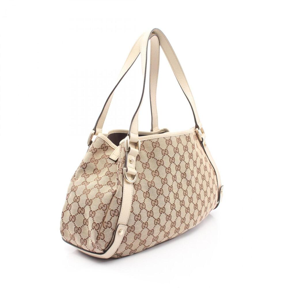 GUCCI Cream Leather Shoulder Bag - Picture 2 of 9